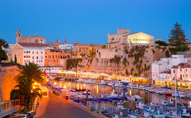 El port de Ciutadella al capvespre El port de Ciutadella al capvespre