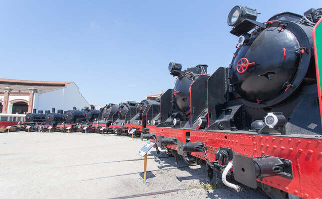 La col·lecció de locomotores del Museu del Ferrocarril de Catalunya
