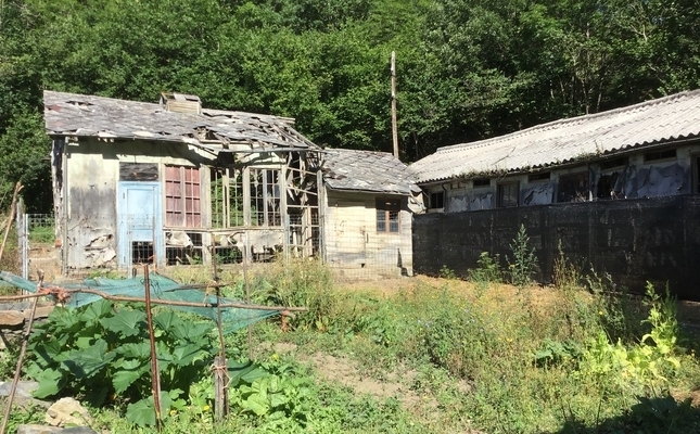 Part de l’edifici de l’Hospital de Cartró al municipi de Capdella