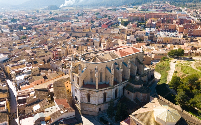 La ciutat de Montblanc a vista d’ocell