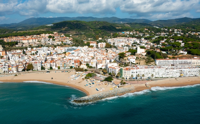 Vista aèria de Sant Pol de Mar