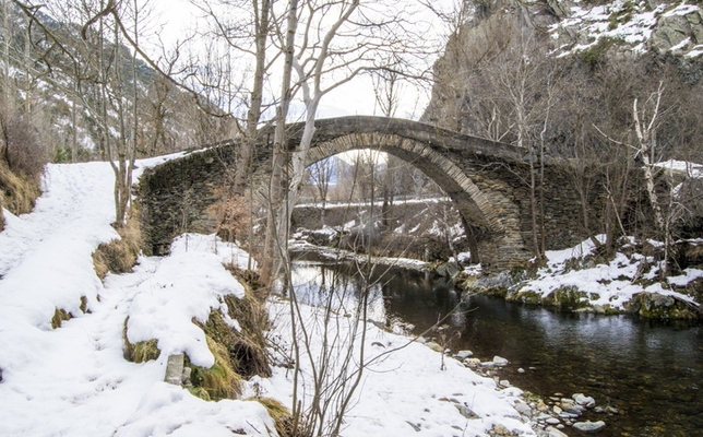 La Vall de Cardós es converteix en una postal a l'hivern La Vall de Cardós es converteix en una postal a l'hivern