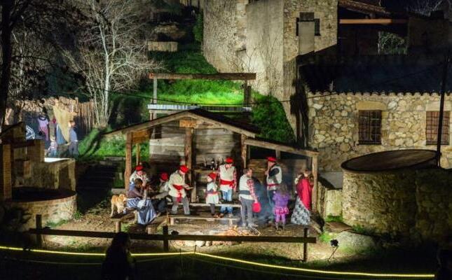 Una escena del Pessebre Vivent de Castell d'Aro