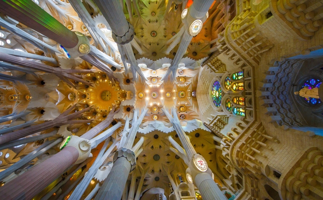 El sostre de la Sagrada Família El sostre de la Sagrada Família