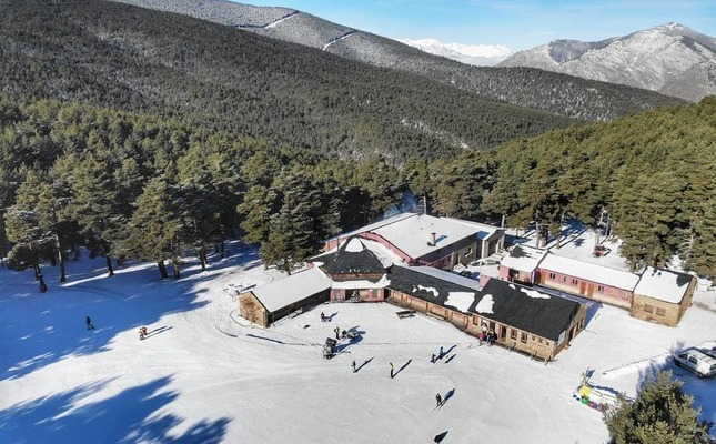 L’estació de Sant Joan de l’Erm a vista de dron