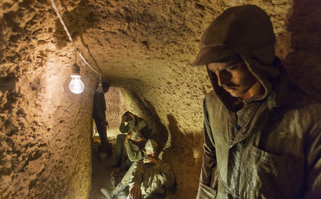 Una de les recreacions històriques del Memorial de l’Exèrcit Popular a Pujalt