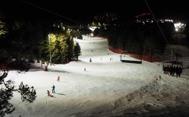 Les pistes de Masella de nit Les pistes de Masella de nit