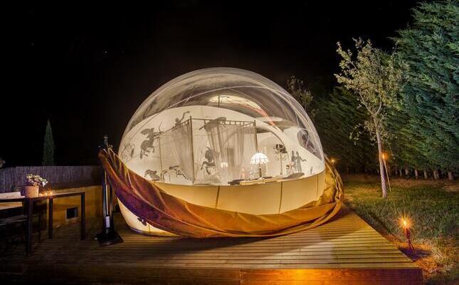 La ‘bubble’ Nashira, de l’Hotel Mil Estrelles de Borgonyà