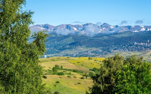 Panoràmica de Bolquera i Font-romeu des de la vall d’Eina Panoràmica de Bolquera i Font-romeu des de la vall d’Eina