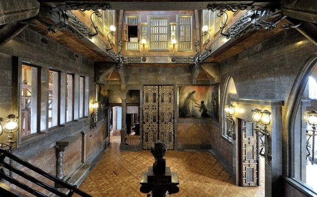 Interior d’una de les noves sales obertes del Palau Güell