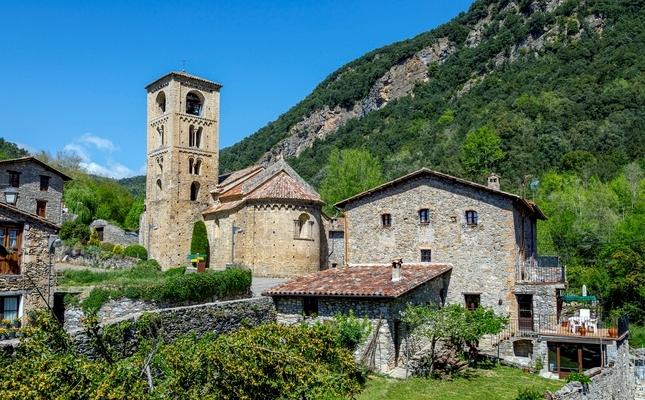 El poble de Beget, un dels indrets per on passa el recorregut El poble de Beget, un dels indrets per on passa el recorregut