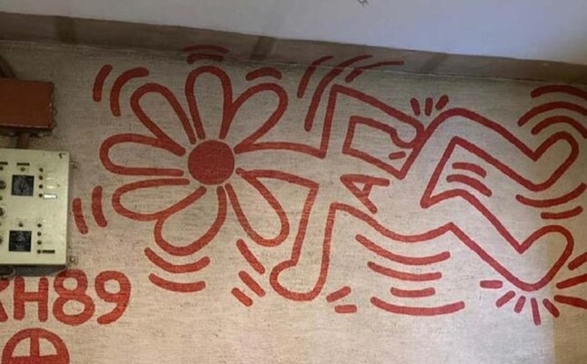 El mural ‘Acid’ va ser realitzat per l’artista Keith Haring
