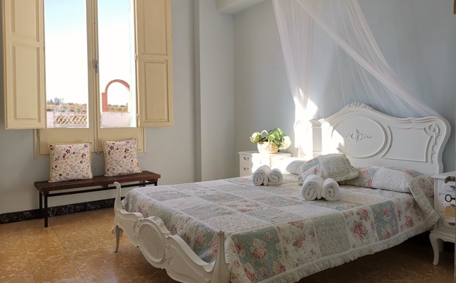Una de les habitacions de les Violetes Una de les habitacions de les Violetes