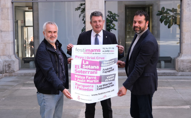 Presentació de la 7a edició del 'Festimams', amb la presència de Miquel Noguer i Planas, president de la Diputació de Girona i de Quim Ayats, vicealcalde i regidor de Cultura de l’Ajuntament de Girona. Presentació de la 7a edició del 'Festimams', amb la presència de Miquel Noguer i Planas, president de la Diputació de Girona i de Quim Ayats, vicealcalde i regidor de Cultura de l’Ajuntament de Girona.