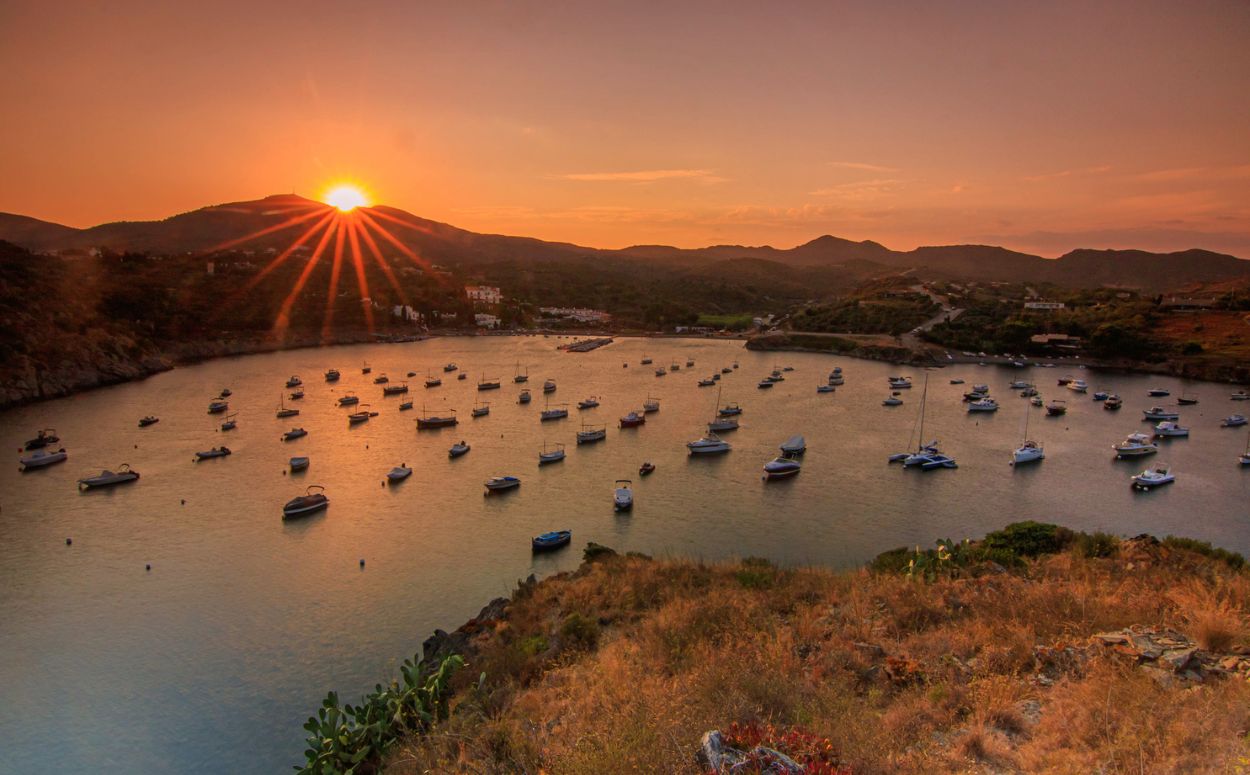 Posta de sol, a Cadaqués Posta de sol, a Cadaqués
