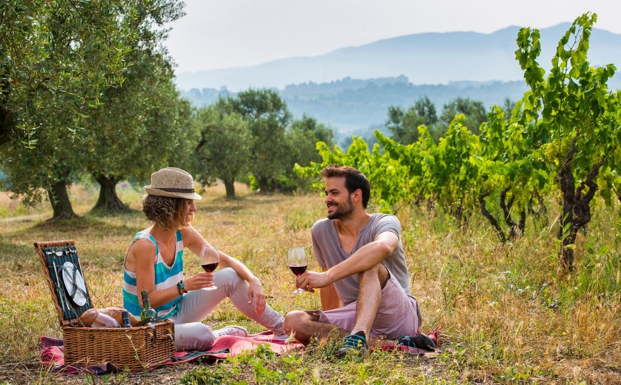 L'esmorzar entre vinyes és una de les activitats estrella de la Festa de la Verema al Penedès