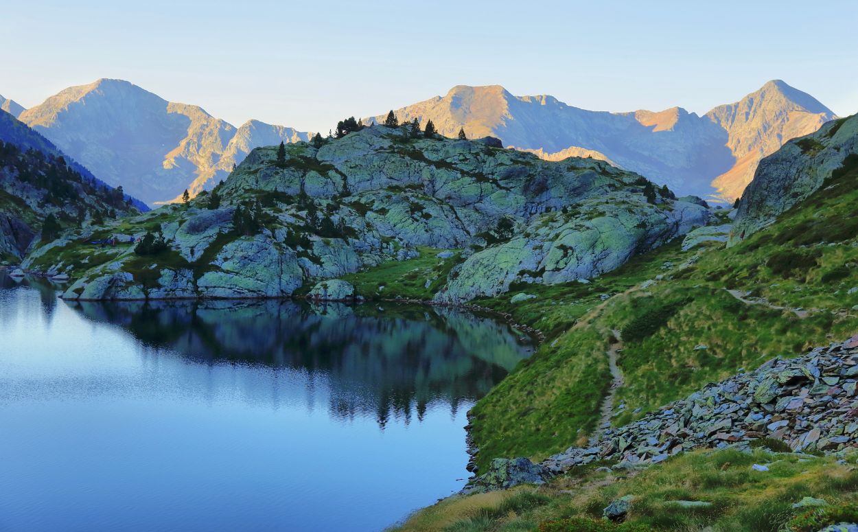 L'estany de Certascan, al Parc Natural de l'Alt Pirineu