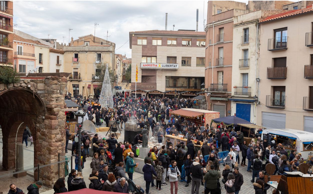 Un dels atractius de la Fira de Caldes de Montbui és el brou amb aigua termal
