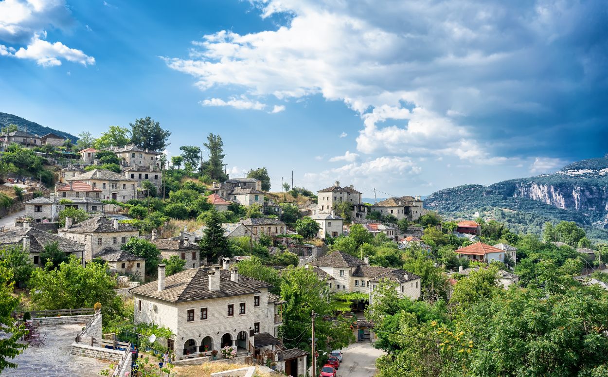 El pintoresc poble de Vitsa a Zagori, al nord de Grècia