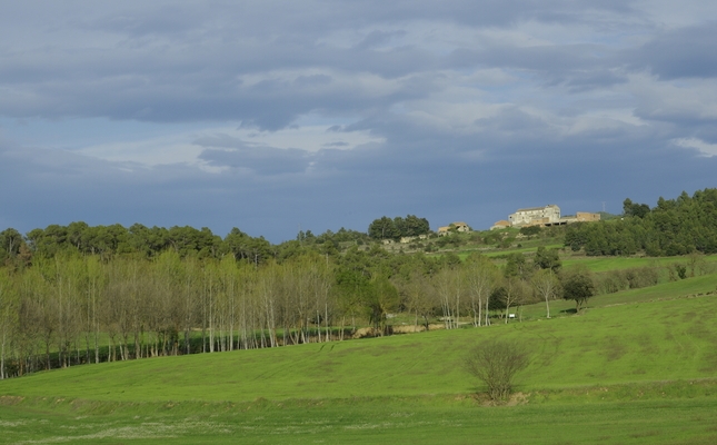 Un itinerari circular per l'entorn de la riera de Calders, al nord-est de Navacarles, on es formen petites cingleres de singular bellesa