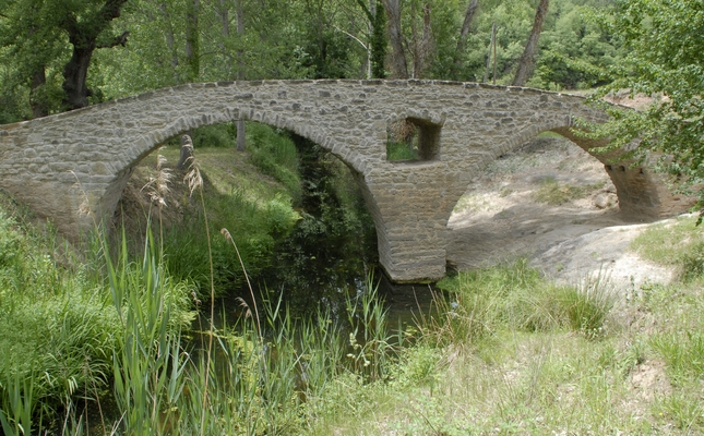 Caminada pel cor del Lluçanès, on aquesta riera travessa la subcomarca de nord a sud, entre lloms suaus i grans masos