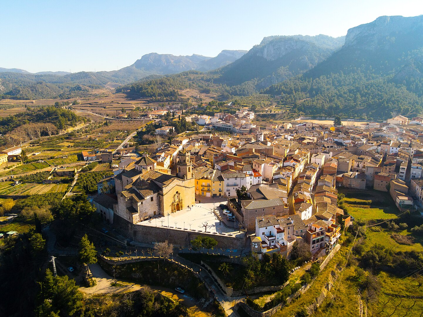 Vista de la localitat de Tivissa