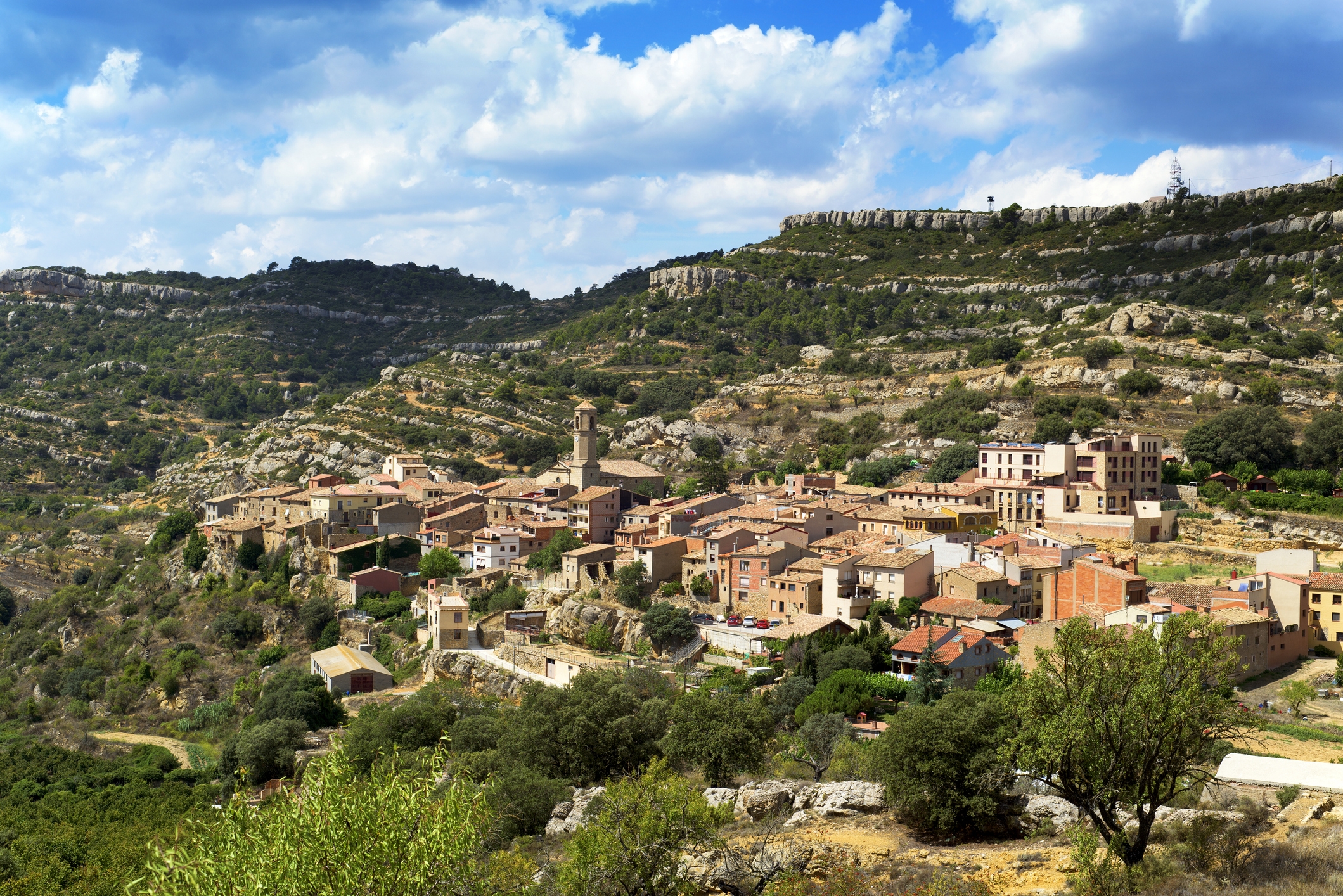 Vista de Vilanova de Prades