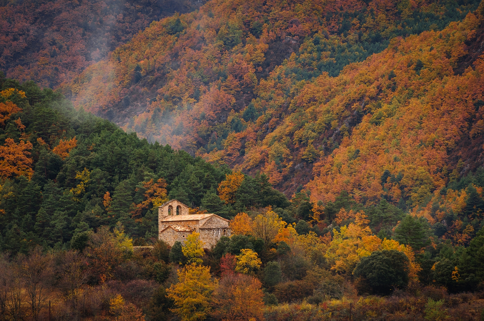 L'església de Sant Martí del Puig, a la vall del Bastareny