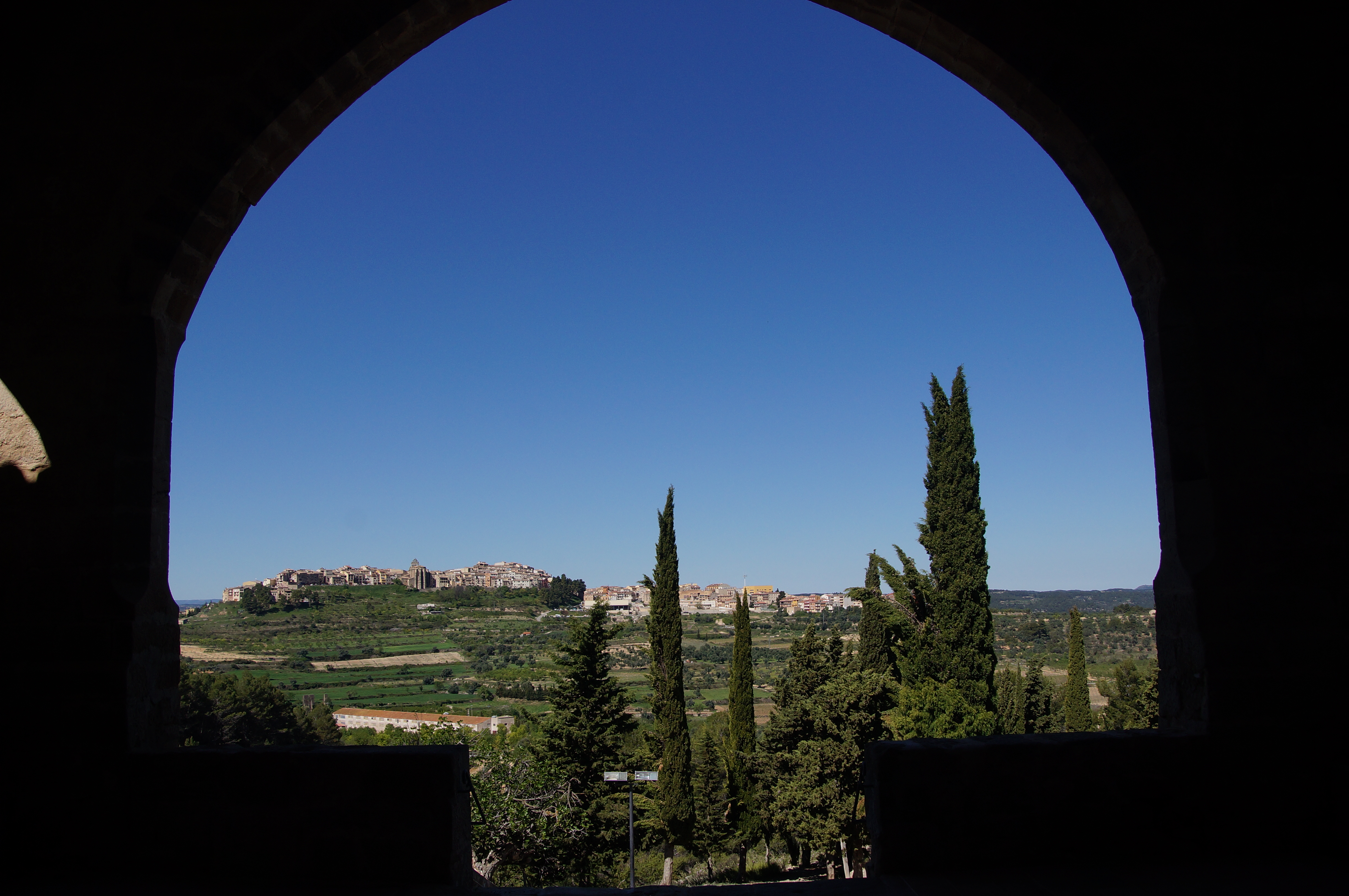 Des del convent de Sant Salvador podem aconseguir una bonica panoràmica d'Horta de Sant Joan