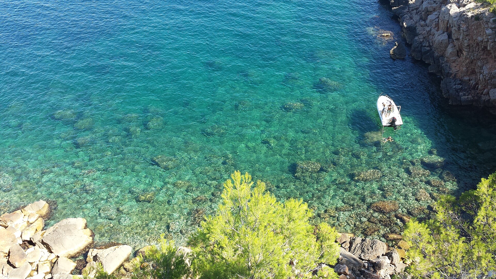 Cala Montgó, a l'Escala