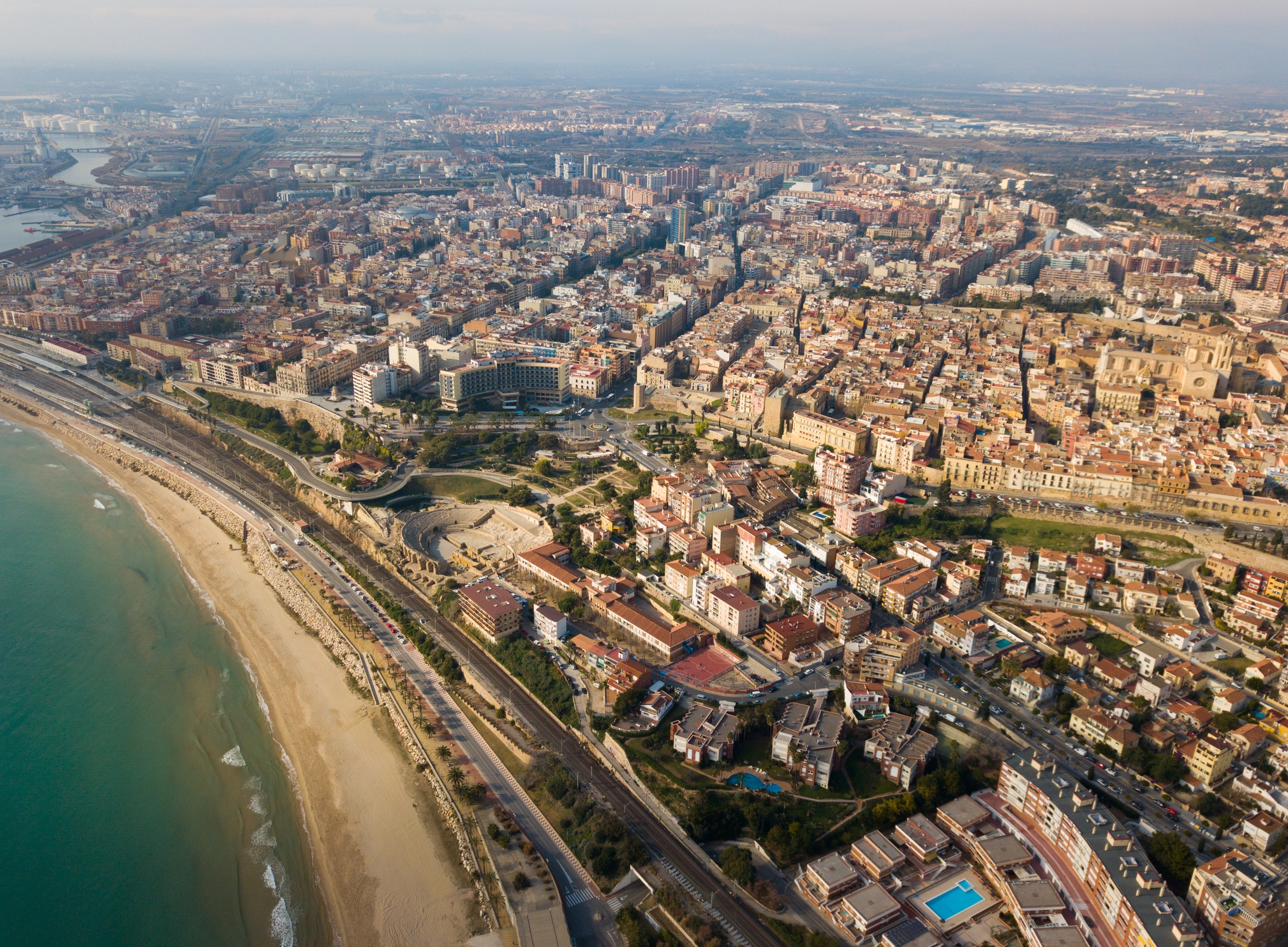 Tarragona des de l'aire