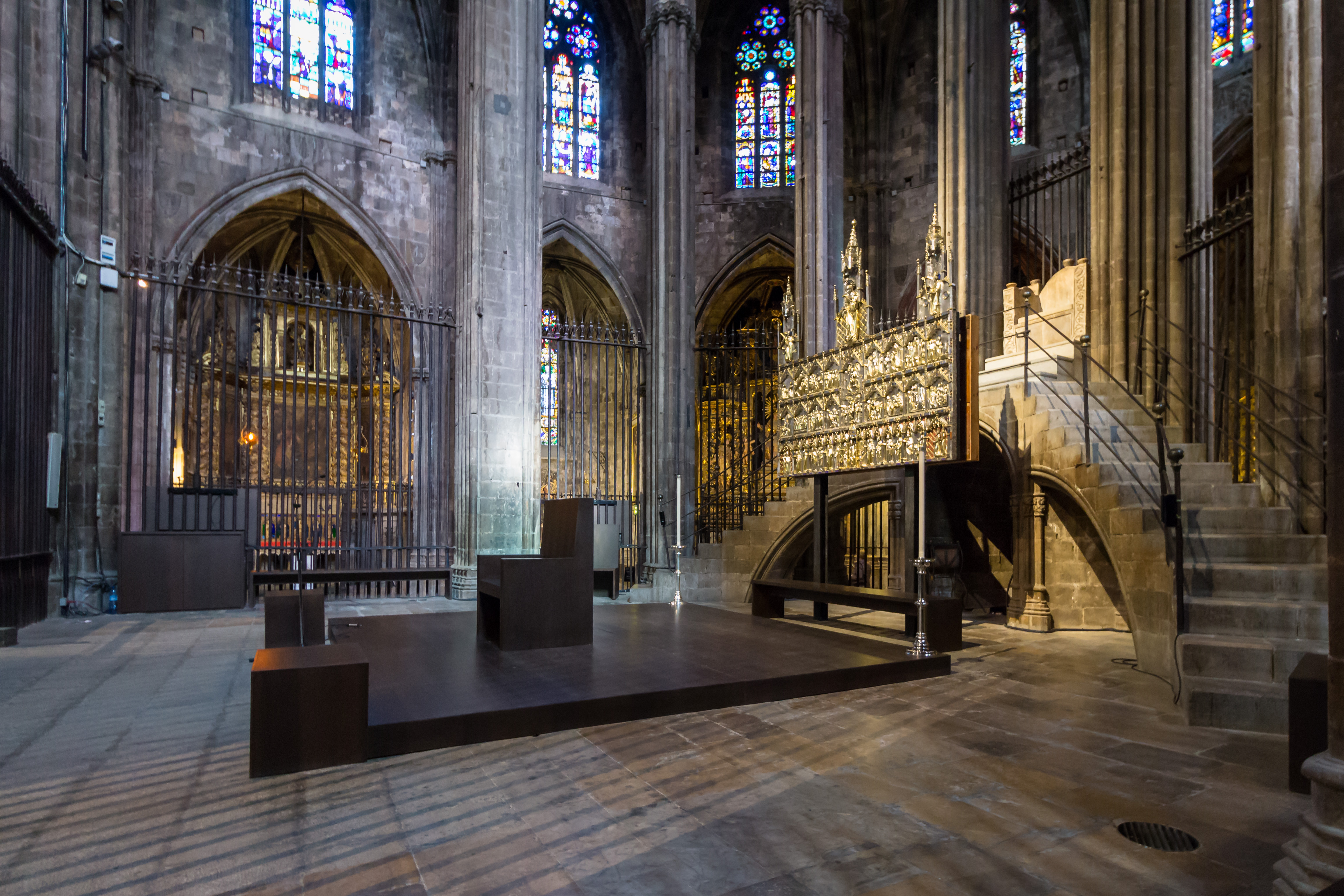 Cadira de Carlemany a la Catedral de Girona