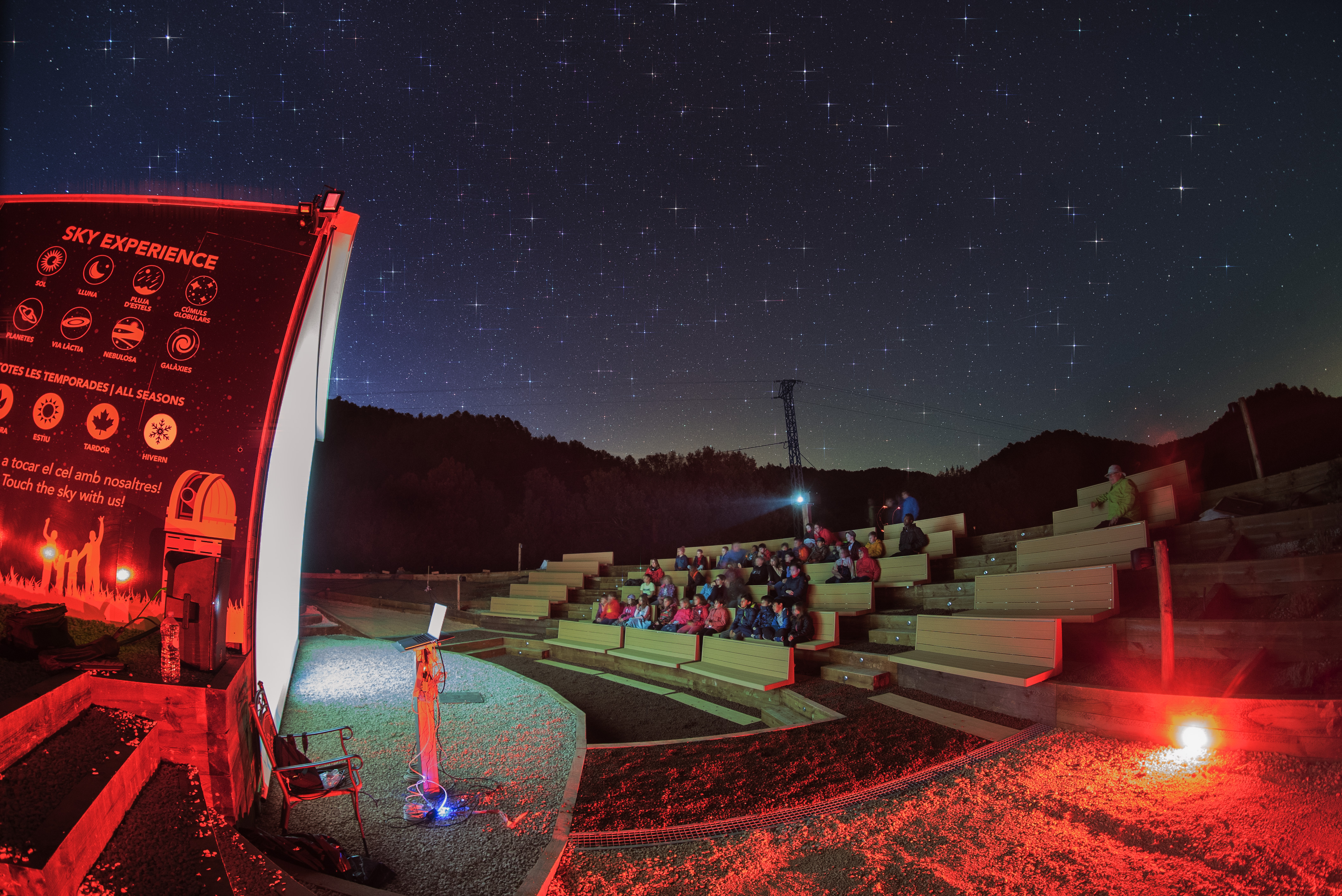 Bateig astronòmic nocturn a l'Observatori Astronòmic d'Albanyà Bateig astronòmic nocturn a l'Observatori Astronòmic d'Albanyà