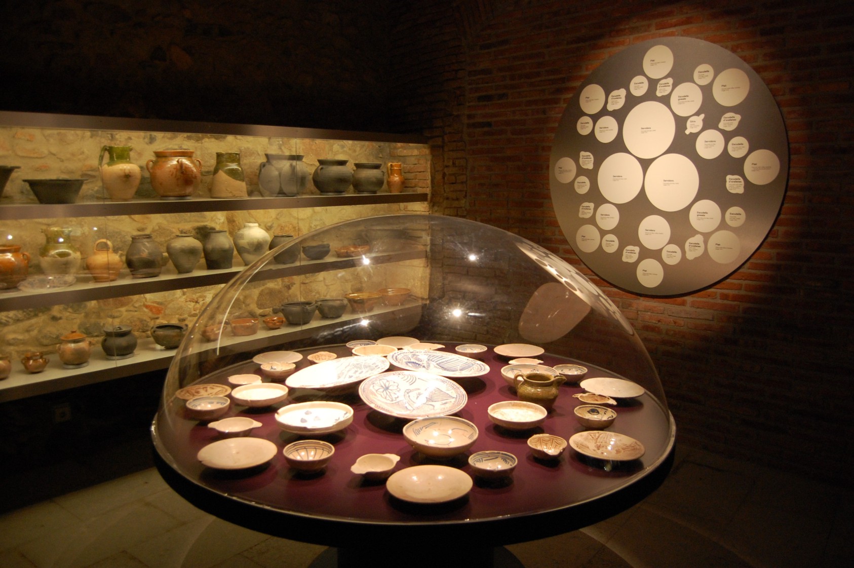 Interior del Museu Etnològic del Montseny