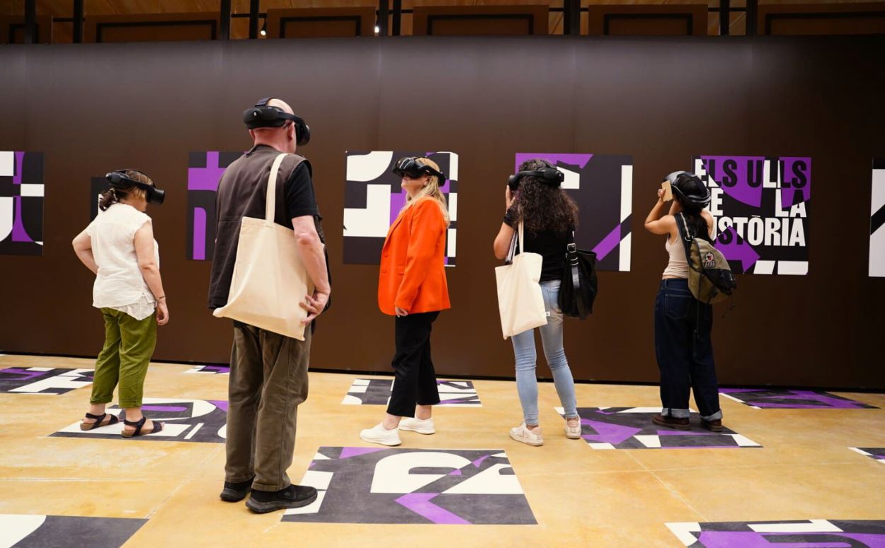 'Els ulls de la història. Una mirada immersiva sobre el patrimoni català', al Centre d'Interpretació d'Art Rupestre del Cogul 'Els ulls de la història. Una mirada immersiva sobre el patrimoni català', al Centre d'Interpretació d'Art Rupestre del Cogul