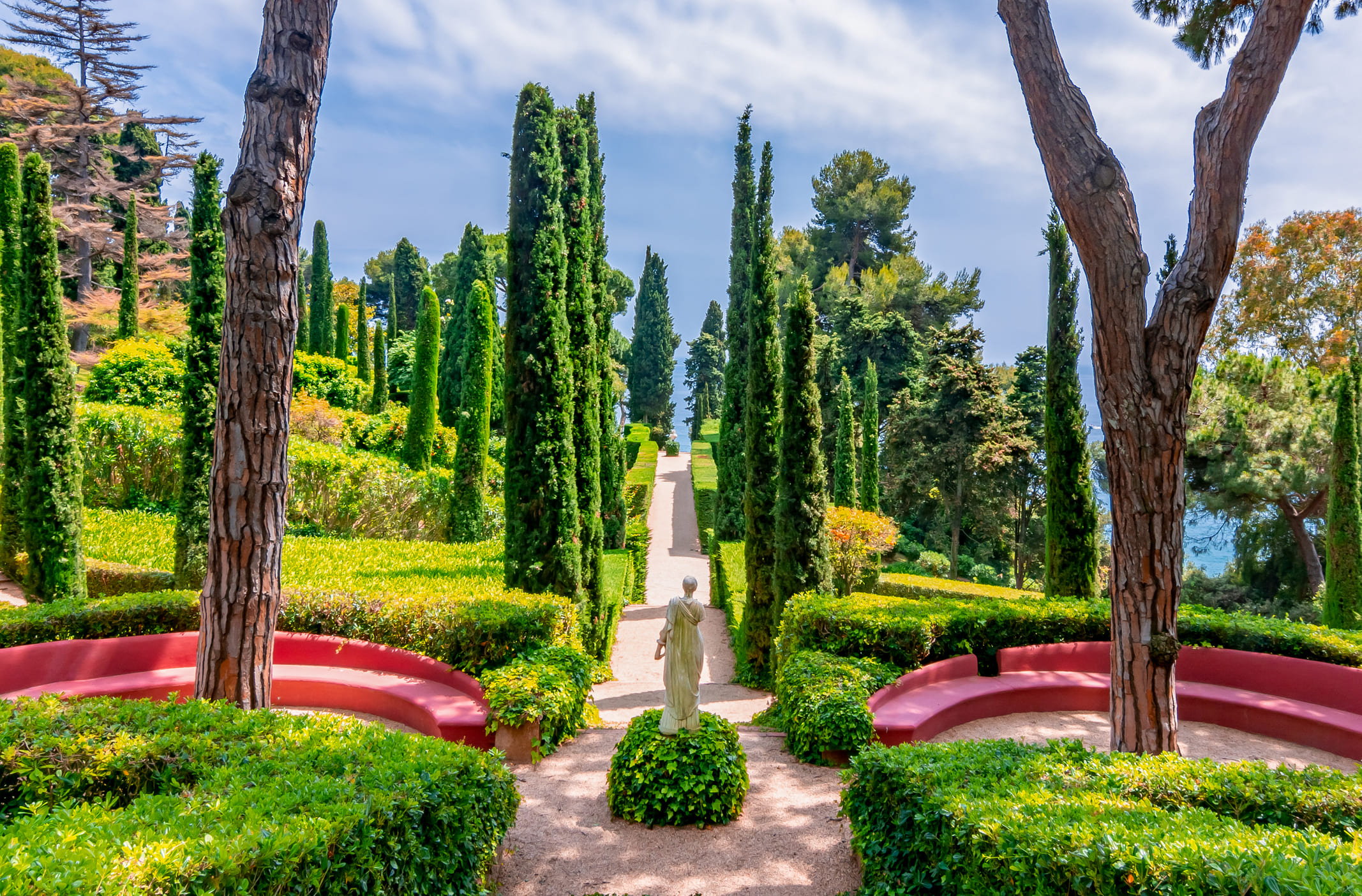 Panoràmica dels jardins de Santa Clotilde Panoràmica dels jardins de Santa Clotilde