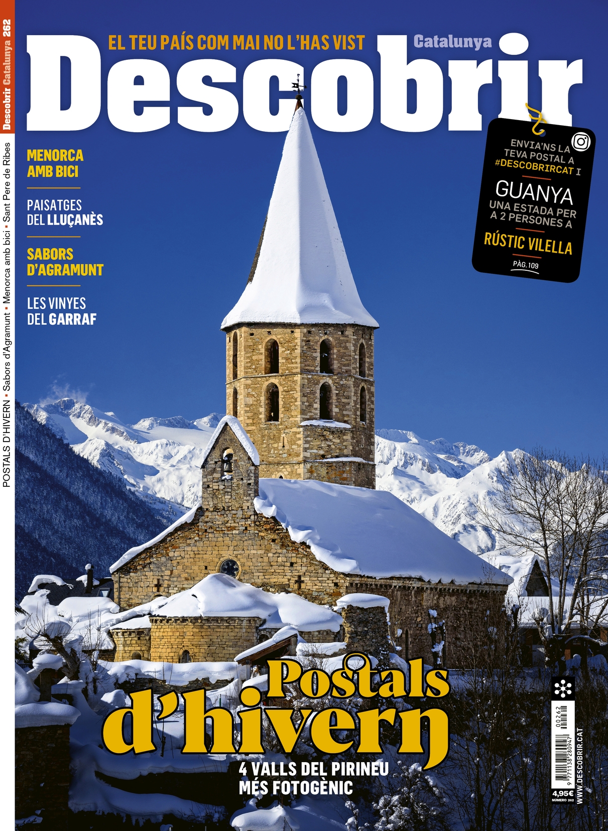 Portada Postals d'hivern - Descobrir 262 Portada Postals d'hivern - Descobrir 262