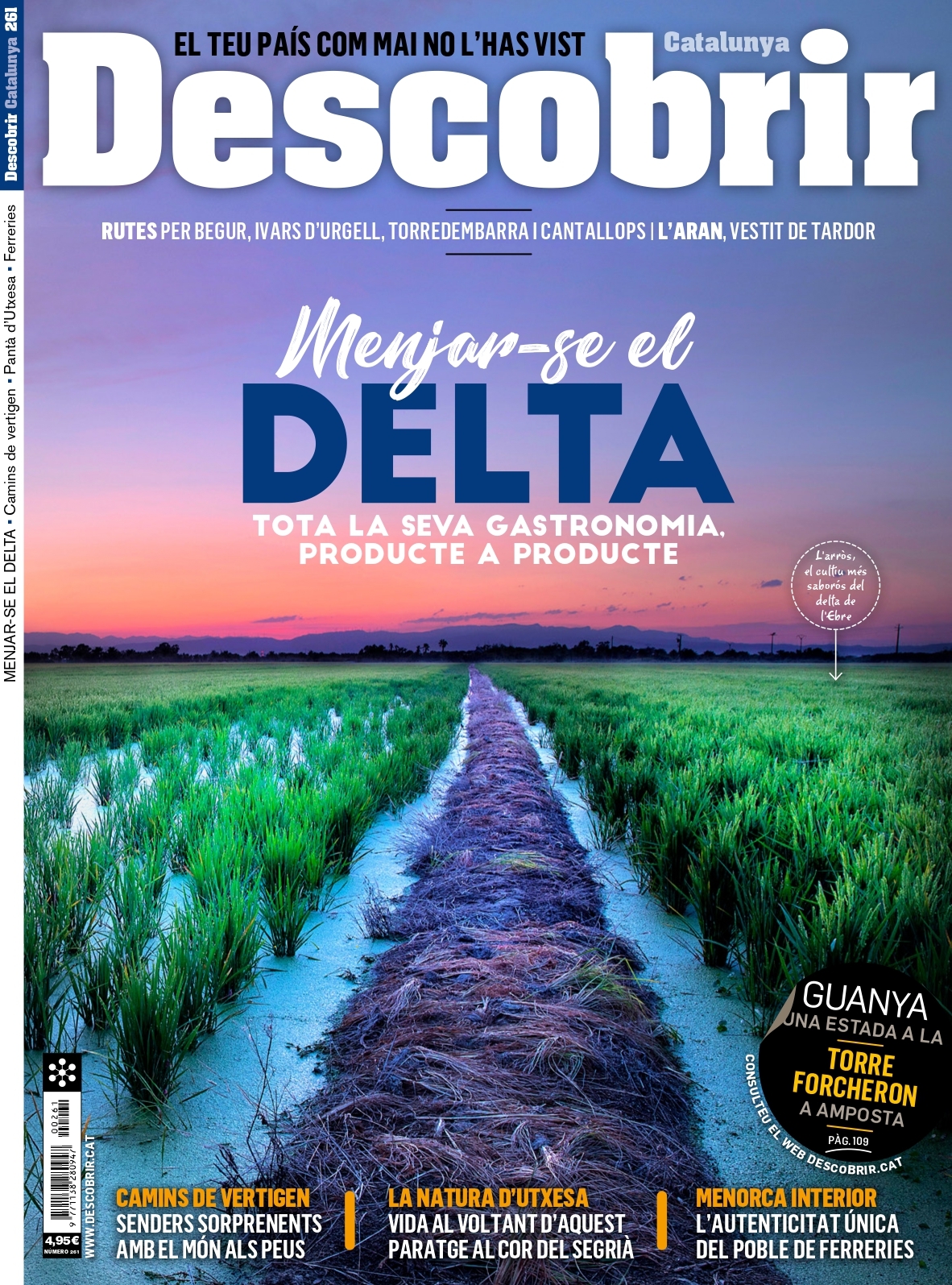 Portada Menjar-se el Delta - DESCOBRIR 261