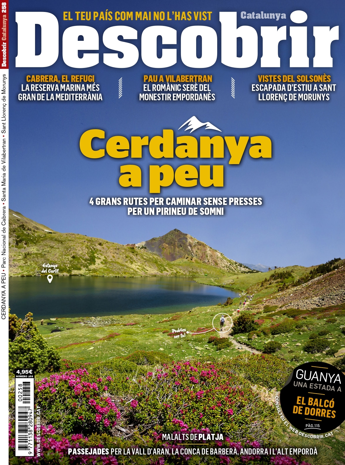 Portada Cerdanya a peu - DESCOBRIR 258 Portada Cerdanya a peu - DESCOBRIR 258