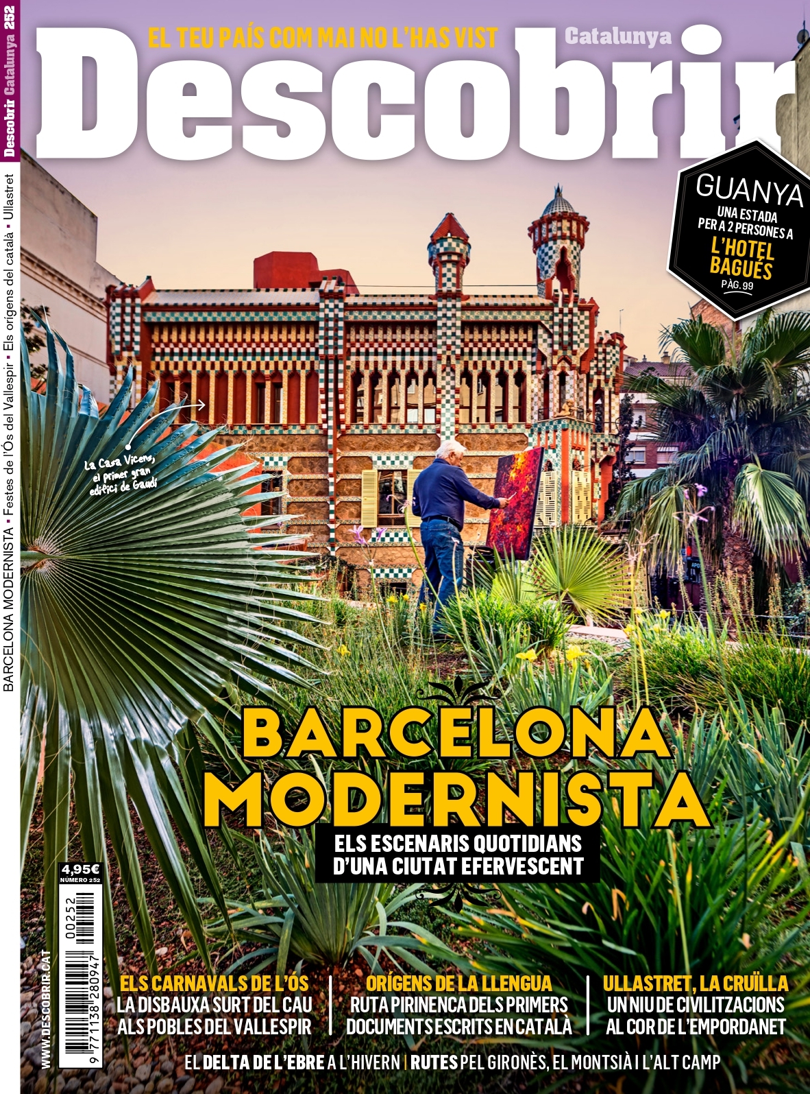 Portada Barcelona modernista - Descobrir 252 Portada Barcelona modernista - Descobrir 252