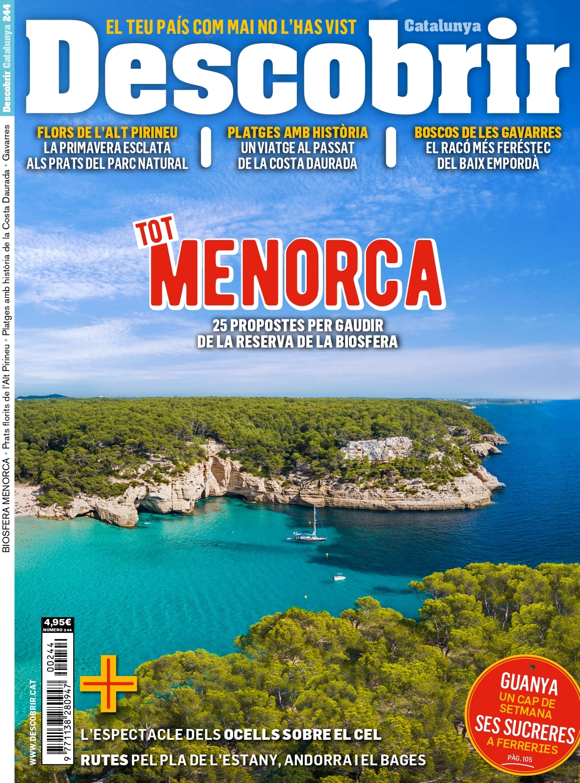 Portada Tot Menorca - Descobrir 244 Portada Tot Menorca - Descobrir 244