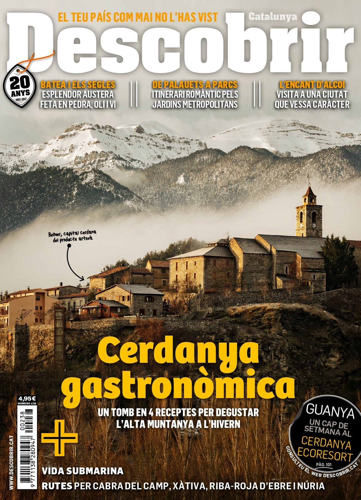Portada Cerdanya gastronòmica - Descobrir 238 Portada Cerdanya gastronòmica - Descobrir 238