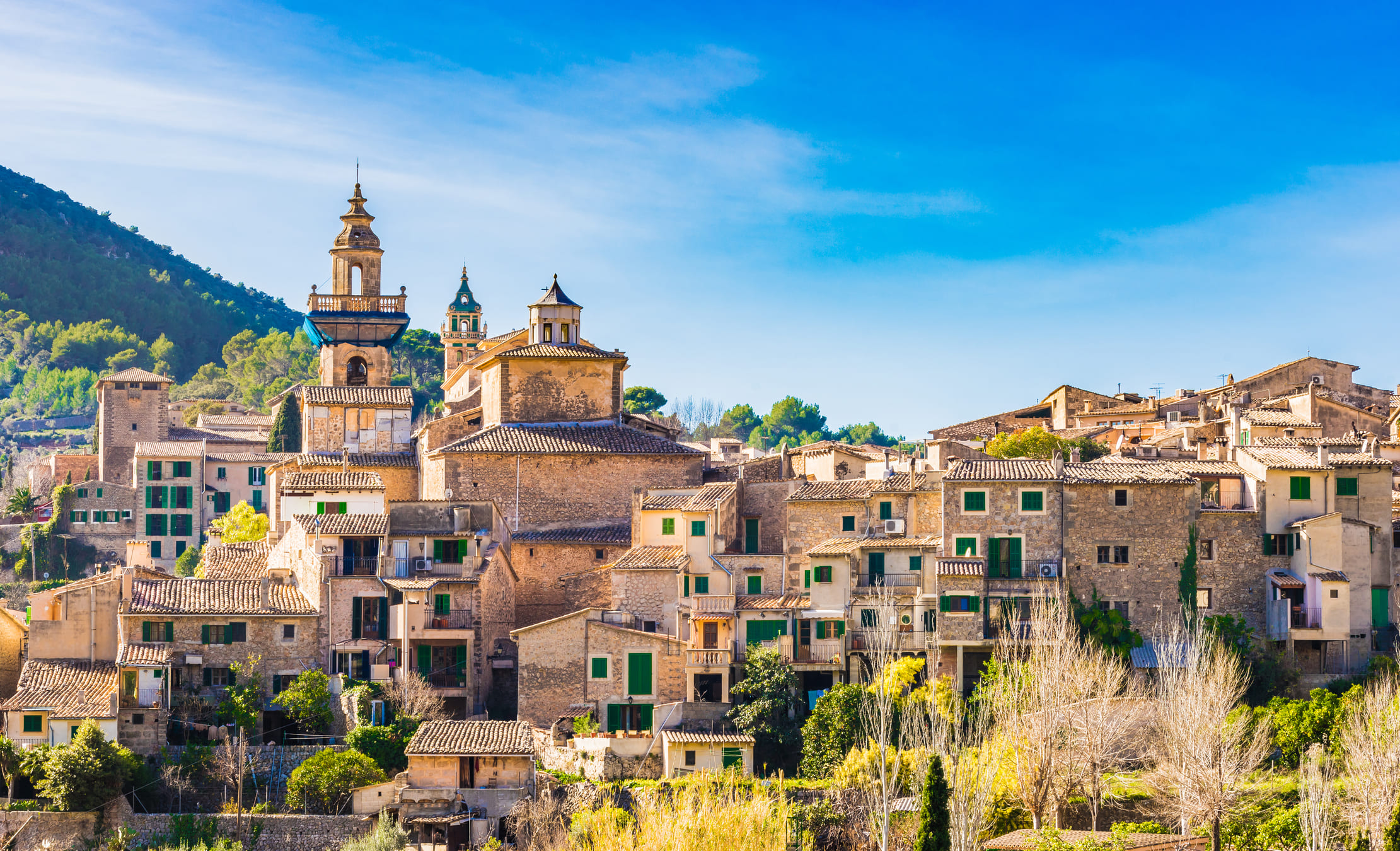 Vista del pobe de Valldemossa, a Mallorca