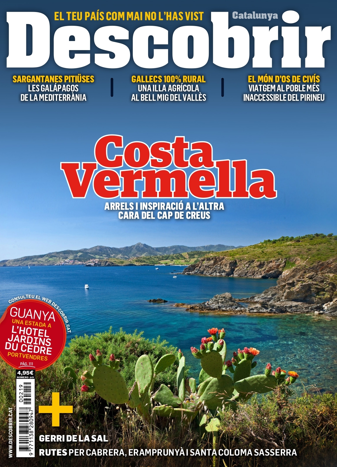 Portada Costa Vermella - Descobrir 219 Portada Costa Vermella - Descobrir 219