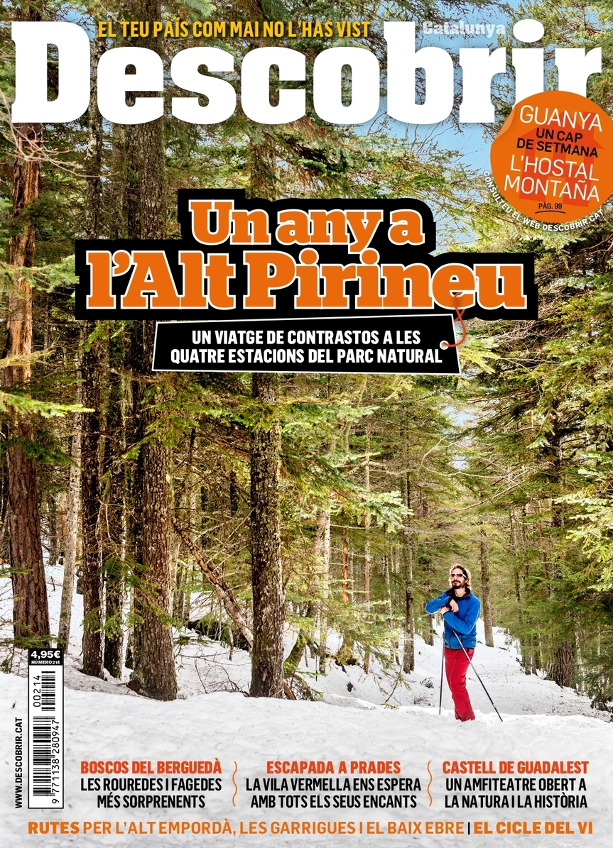 Portada Un any a l'Alt Pirineu - Descobrir 214 Portada Un any a l'Alt Pirineu - Descobrir 214