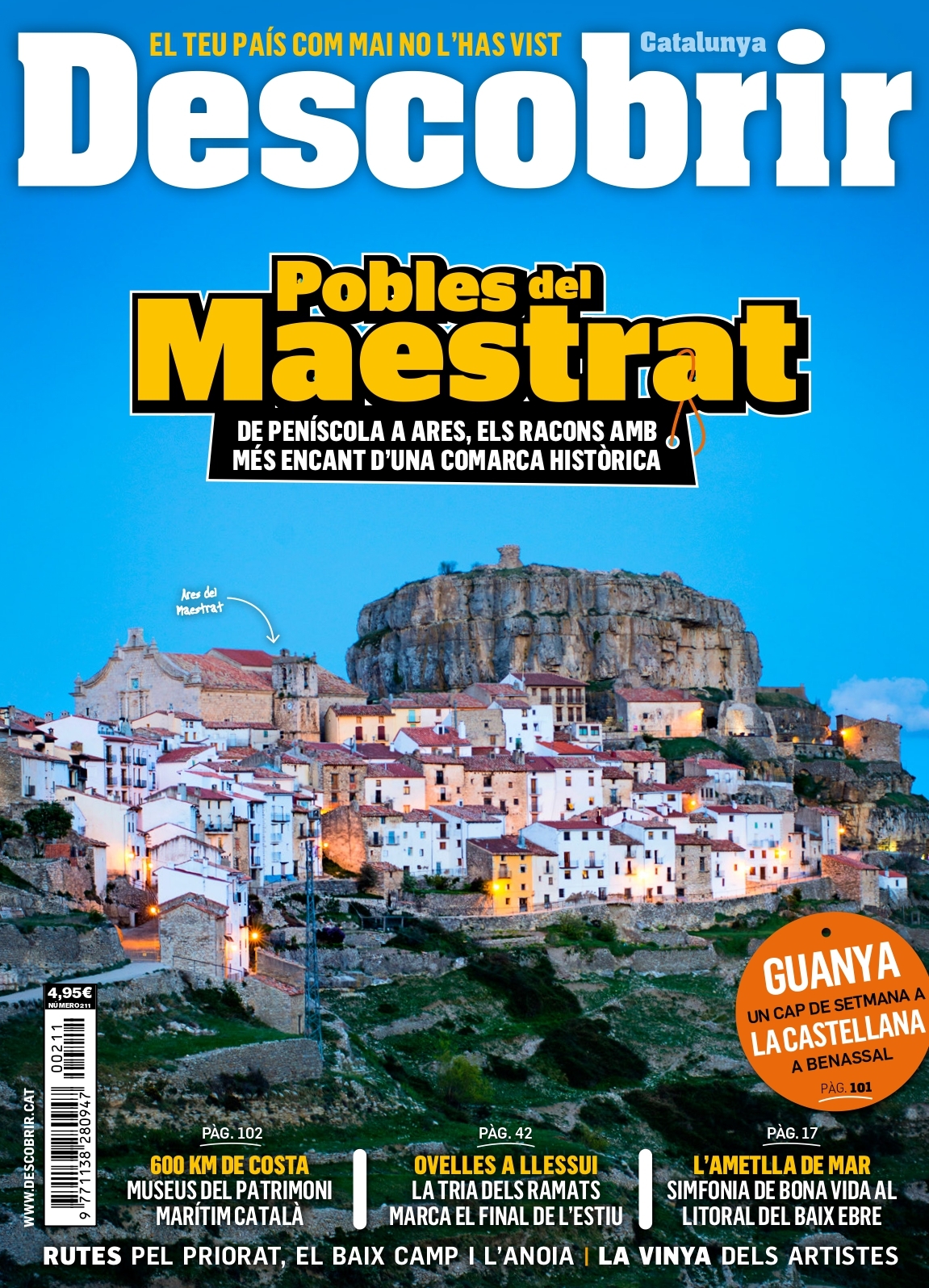 Portada Pobles del Maestrat - Descobrir 211 Portada Pobles del Maestrat - Descobrir 211