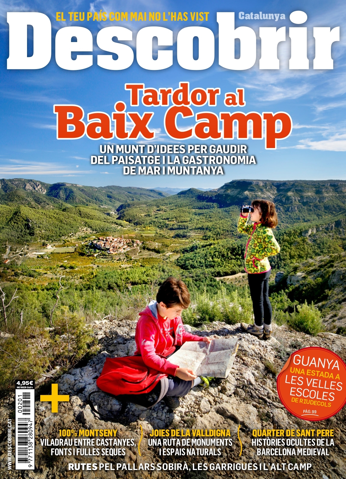 Portada Tardor al Baix Camp - DESCOBRIR 201 Portada Tardor al Baix Camp - DESCOBRIR 201