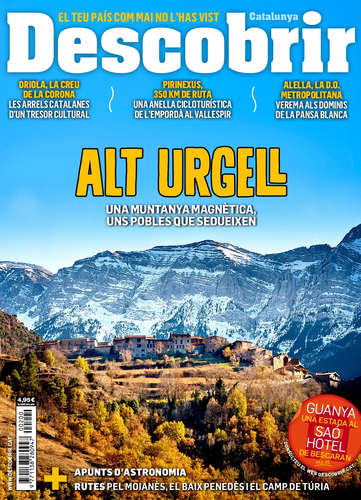 Portada Alt Urgell - DESCOBRIR 200 Portada Alt Urgell - DESCOBRIR 200