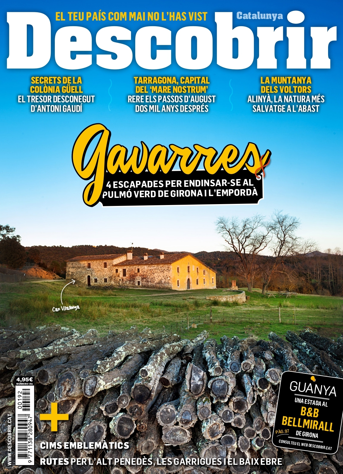 Portada Gavarres - DESCOBRIR 192 Portada Gavarres - DESCOBRIR 192
