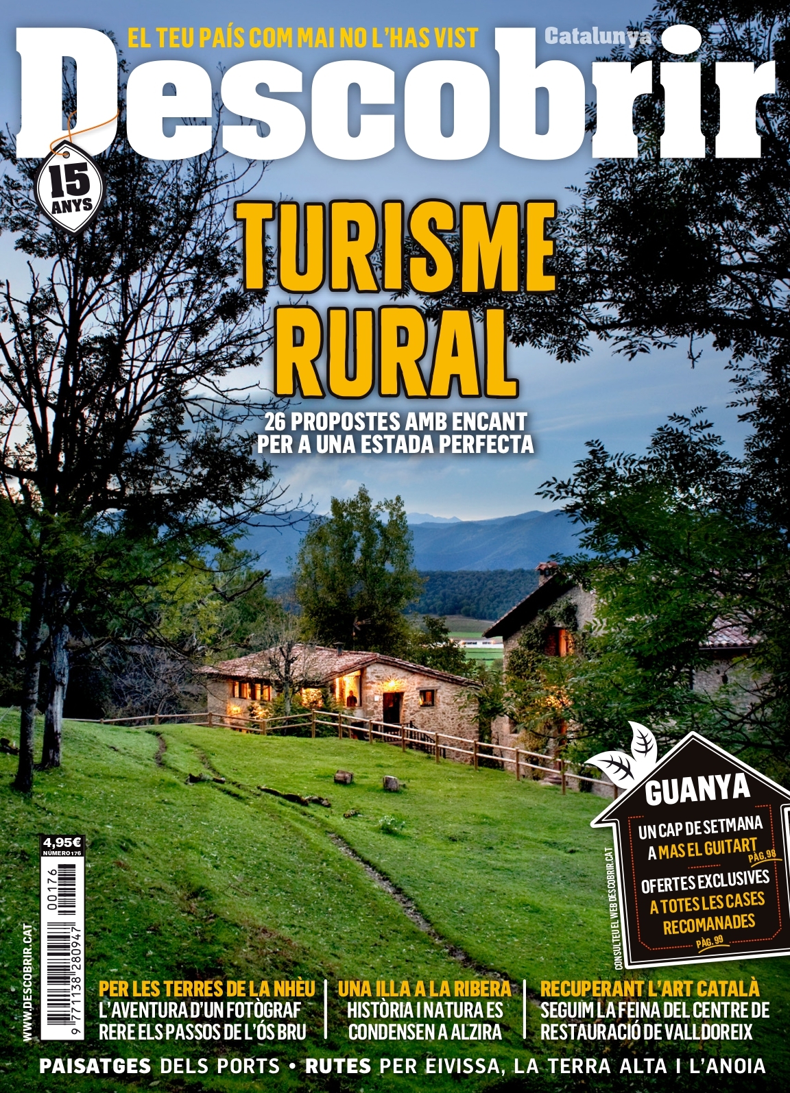 Portada Turisme rural - Descobrir 176 Portada Turisme rural - Descobrir 176